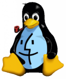 Logo for Mac PPC unofficial port
called Slackintosh